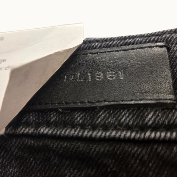 NWT DL1961 Hepburn Wide Leg High Rise Ankle Jeans | Sustainable Luxury Denim - Picture 6 of 9